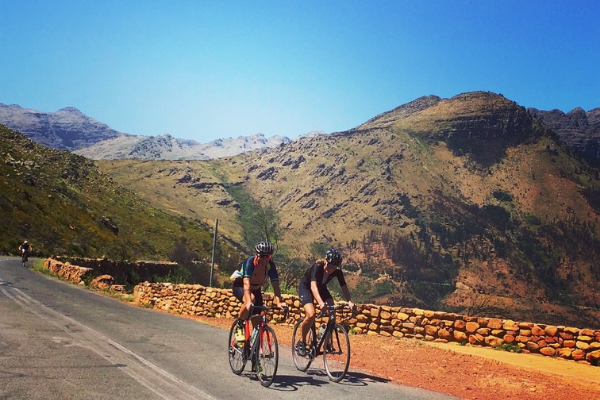 Bains Kloof Pass At the Top Road Cycle Tour